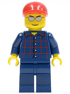 LEGO Minifigure cty0163 - Geruit overhemd
