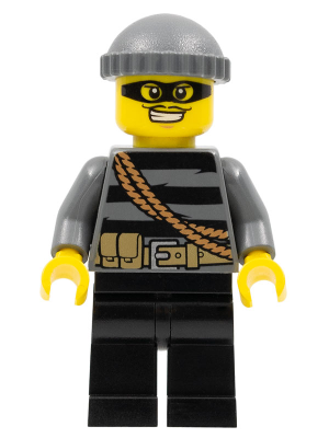 LEGO Minifigure cty0358 - Politie - City Burglar, Masker
