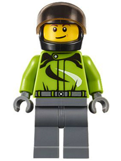 LEGO Minifigure cty0614 - Motorcyclist - Ambulance Plane Passenger
