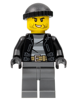 LEGO Minifigure cty0930 - Politie - Stadscrimineel