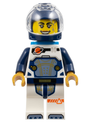 LEGO Minifigure cty1692 - Astronaut - Vrouw, transparant vizier
