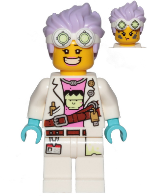 LEGO Minifigure hs002 - J.B. Watt - Grote Glimlach / Geïrriteerd