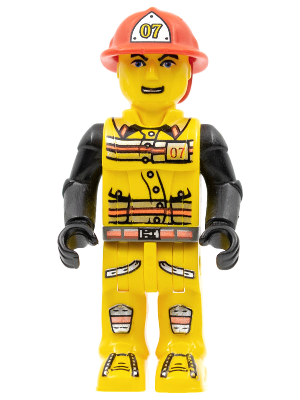 LEGO Minifigure js007 - Fireman in Hat #07