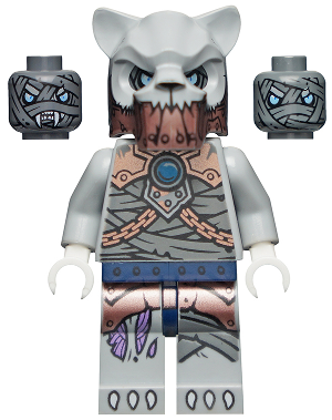LEGO Minifigure loc125 - Saber-Toothed Tiger Warrior 1