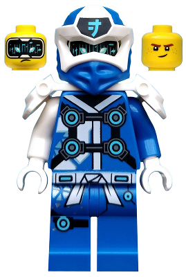 LEGO Minifigure njo0563 - Jay - Digi Jay, Shoulder Armor with Scabbard