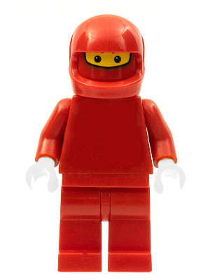 LEGO Minifigure rac025 - F1 Ferrari Pit Crew Member - without Torso Stickers