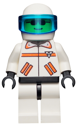 LEGO Minifigure rsq004a - Res-Q 1 - Helmet with Trans-Dark Blue Visor