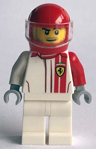LEGO Minifigure sc077 - Ferrari F40 Competitie Coureur
