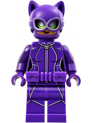 LEGO Minifigure sh0330 - Catwoman - Dark Purple Suit