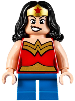 LEGO Minifigure sh0358 - Wonder Woman - Gold Tiara, Short Legs