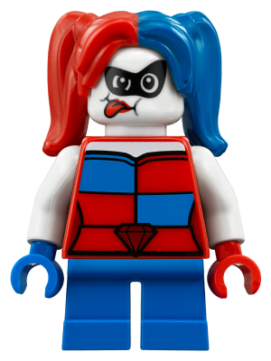 LEGO Minifigure sh0493 - Harley Quinn - Short Legs