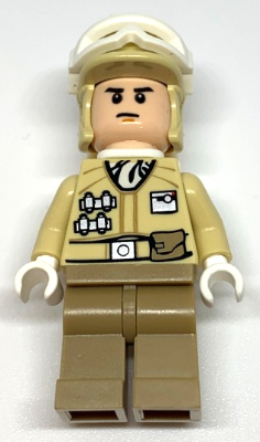 LEGO Minifigure sw0259 - Hoth Rebel Trooper (Orange Chin Dimple)
