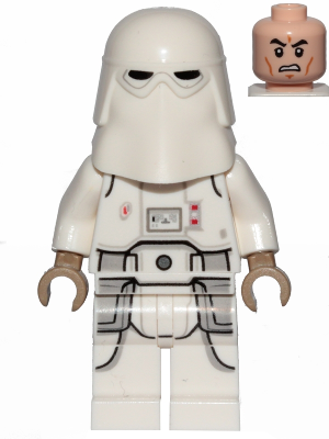 LEGO Minifigure sw1009 - Snowtrooper, Printed Legs, Dark Tan Hands