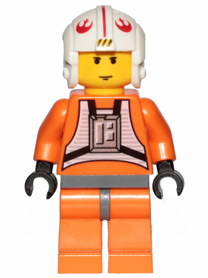 LEGO Minifigure sw1024 - Luke Skywalker (Pilot, 20th Anniversary Torso)