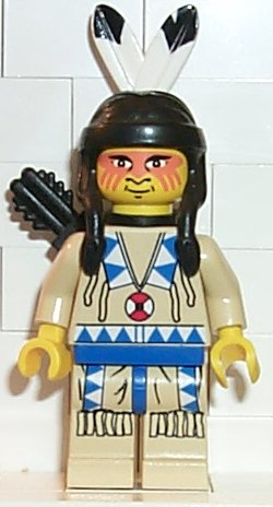 LEGO Minifigure ww016 - Indian 1 - Black Quiver