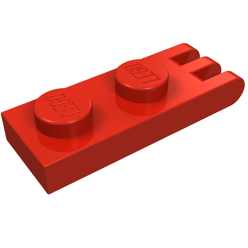 LEGO 4275a - Scharnierplaat 1 x 2 met 3 vingers aan het uiteinde - Solid Studs