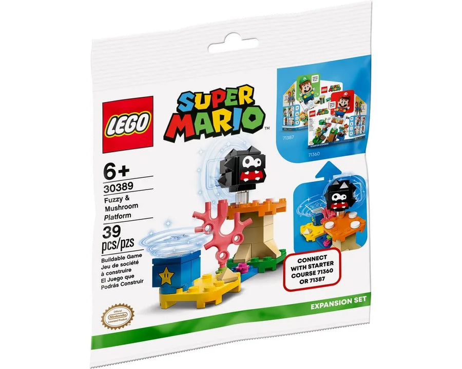 LEGO Super Mario 30389 - Fuzzy & Mushroom Platform - Uitbreidingsset polybag
