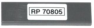 LEGO 2431pb0329 - Tile 1 x 4 with 'RP 70805' Pattern (Sticker) - Set 70805