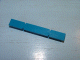 A single teal LEGO train signal circuit-breaker bar, segmented into three parts.