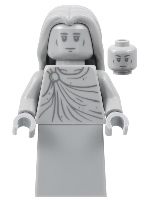 LEGO Minifigure lor114 - Elf Statue - Straight Hair, Skirt