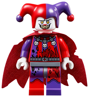 LEGO Minifigure nex013 - Jestro - Dark Purple and Red - Image 1