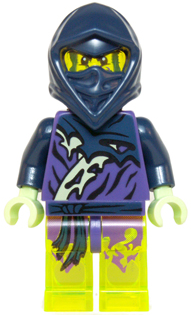 LEGO Minifigure njo0144 - Ghost Ninja Hackler / Ghost Warrior Yokai (Scabbard) - Image 1