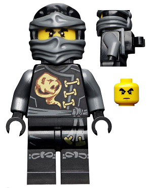 LEGO Minifigure njo0199a - Cole - Skybound with Neck Bracket and Modified Tile - Image 1