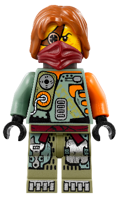 LEGO Minifigure njo0246 - Ronin - Hair, Scabbard