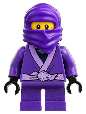 LEGO Minifigure njo0263 - Lil' Nelson - Dark Purple Robe - Image 1