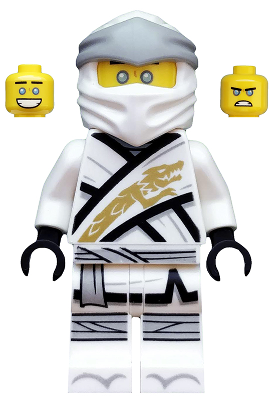 LEGO Minifigure njo0494 - Zane - Legacy - Authentic LEGO Minifigure Main Image