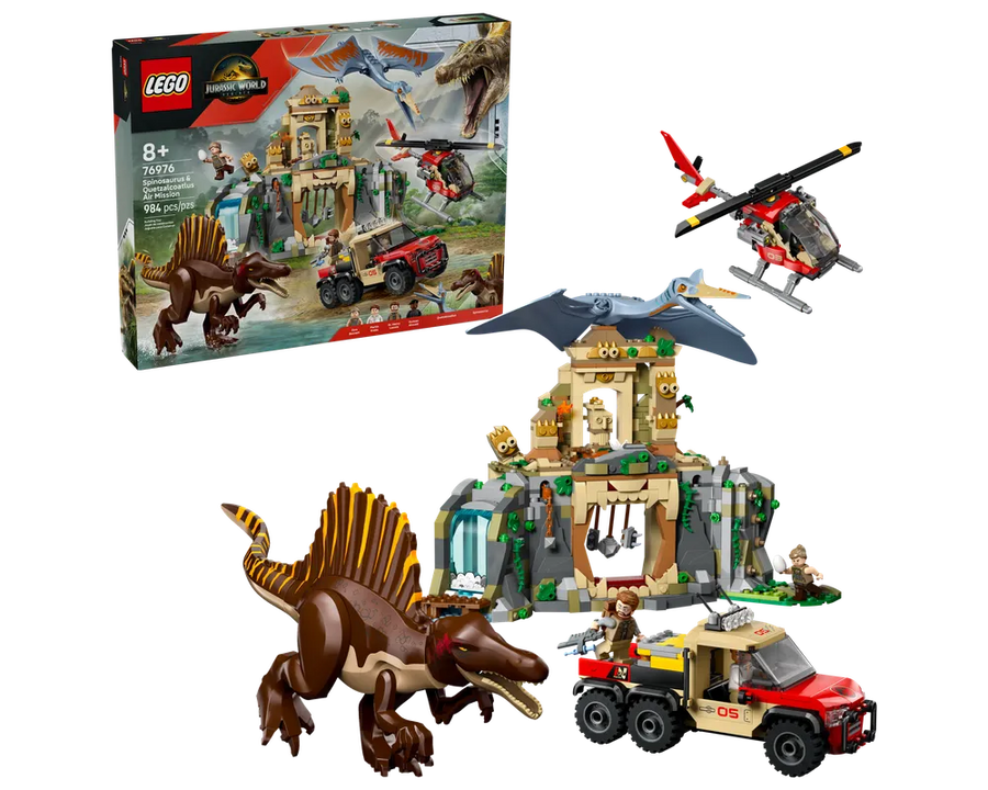 LEGO Jurassic World 76976 - Spinosaurus & Quetzalcoatlus Air Mission