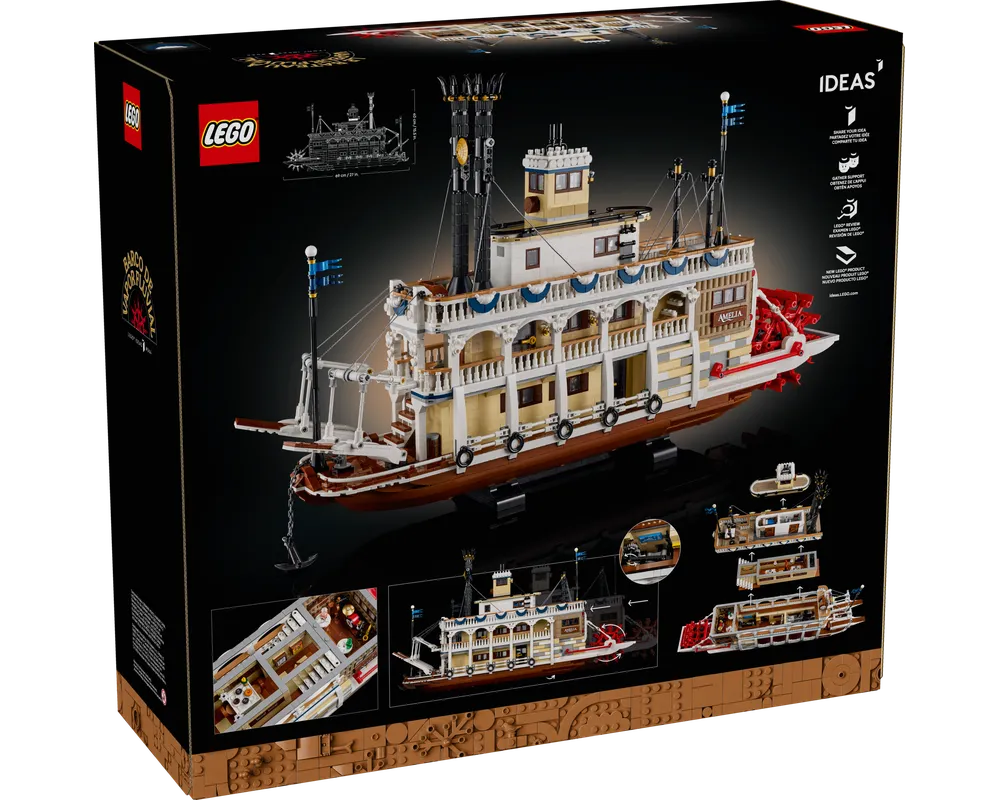 LEGO LEGO Ideas (CUUSOO) 21356 - River Steamboat - Authentic LEGO Set Image 2