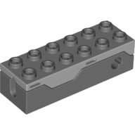 LEGO 49743c01 - Projectielschieter, 2 x 6 x 1 1/3 Spring Shooter met licht blauwgrijze bovenkant