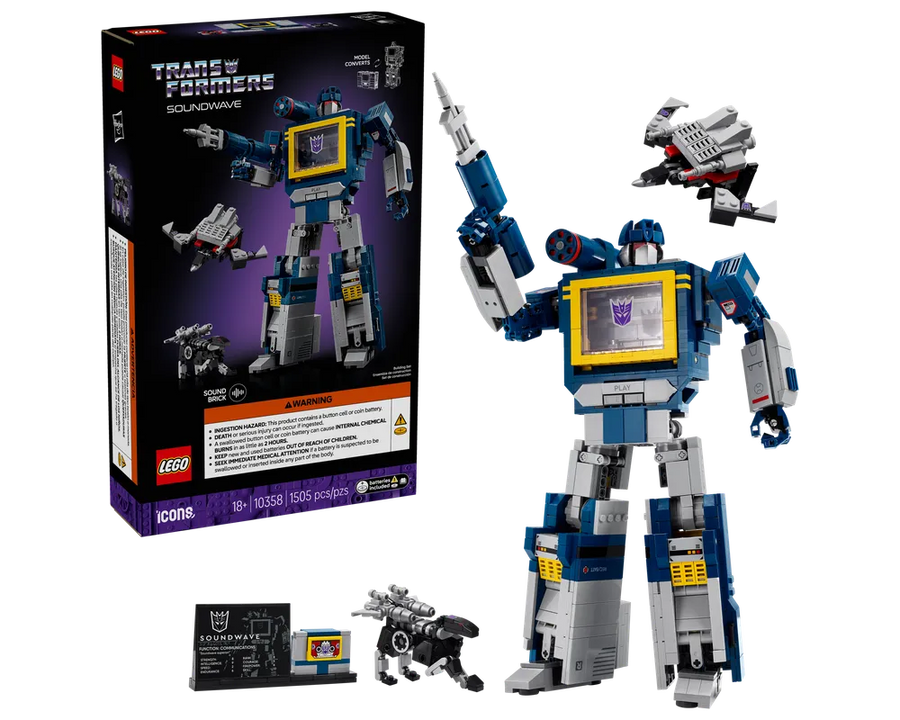 LEGO LEGO Ideas (CUUSOO) 10358 - Soundwave - Authentic LEGO Set Main Image