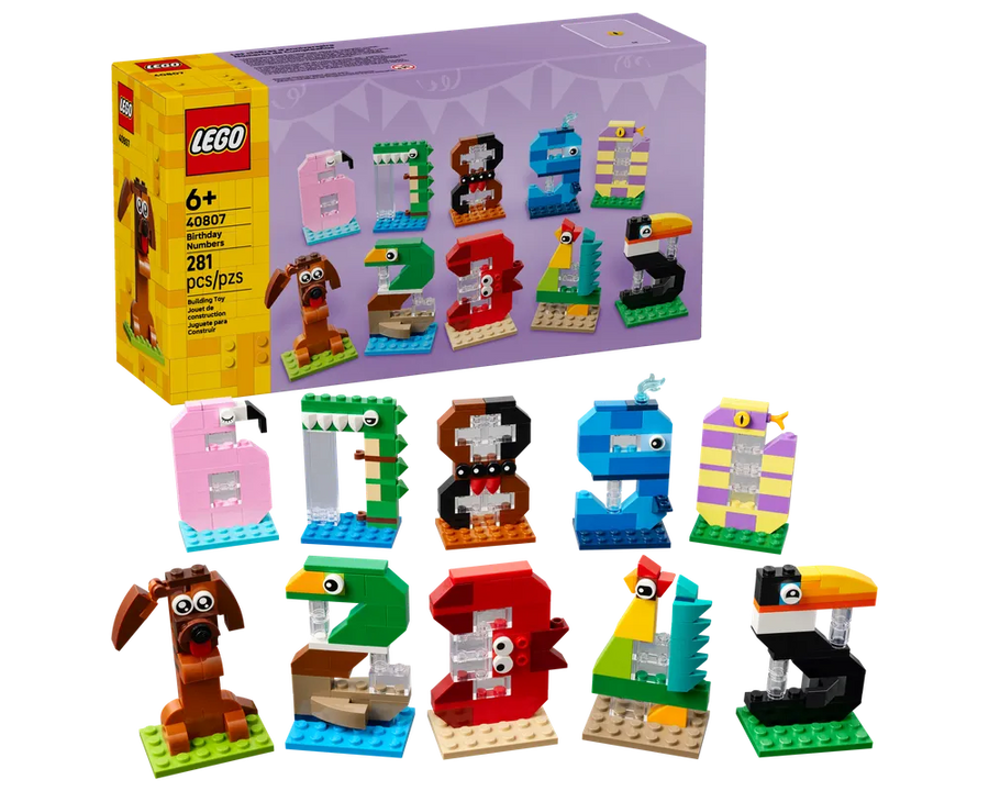 LEGO Holiday & Event 40807 - Birthday Numbers - Authentic LEGO Set Main Image