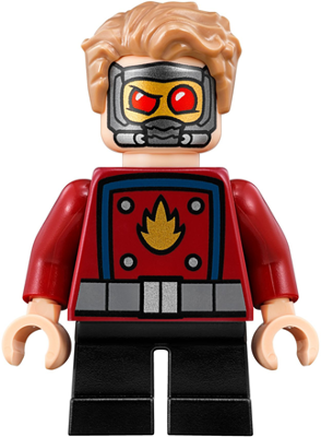 LEGO Minifigure sh0474 - Star-Lord - Short Legs - Image 1