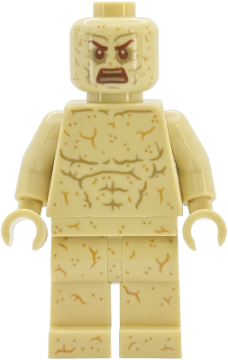 LEGO Minifigure sh1112 - Sandman - Sand Form, Printed Legs - Image 1
