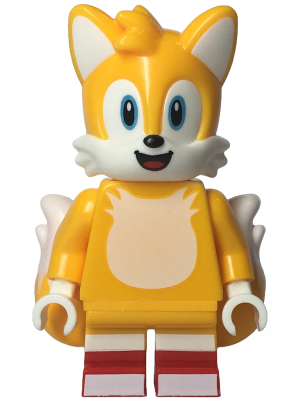 LEGO Minifigure son002 - Tails (Miles Prower) - Smile