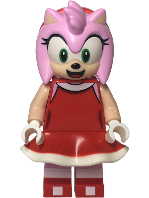 LEGO Minifigure son005 - Amy Rose - Red Dress