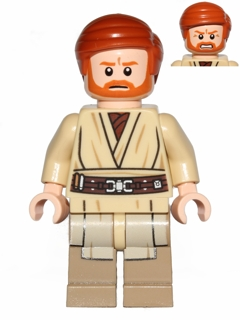 LEGO Minifigure sw0535 - Obi-Wan Kenobi (Dark Tan Printed Legs)