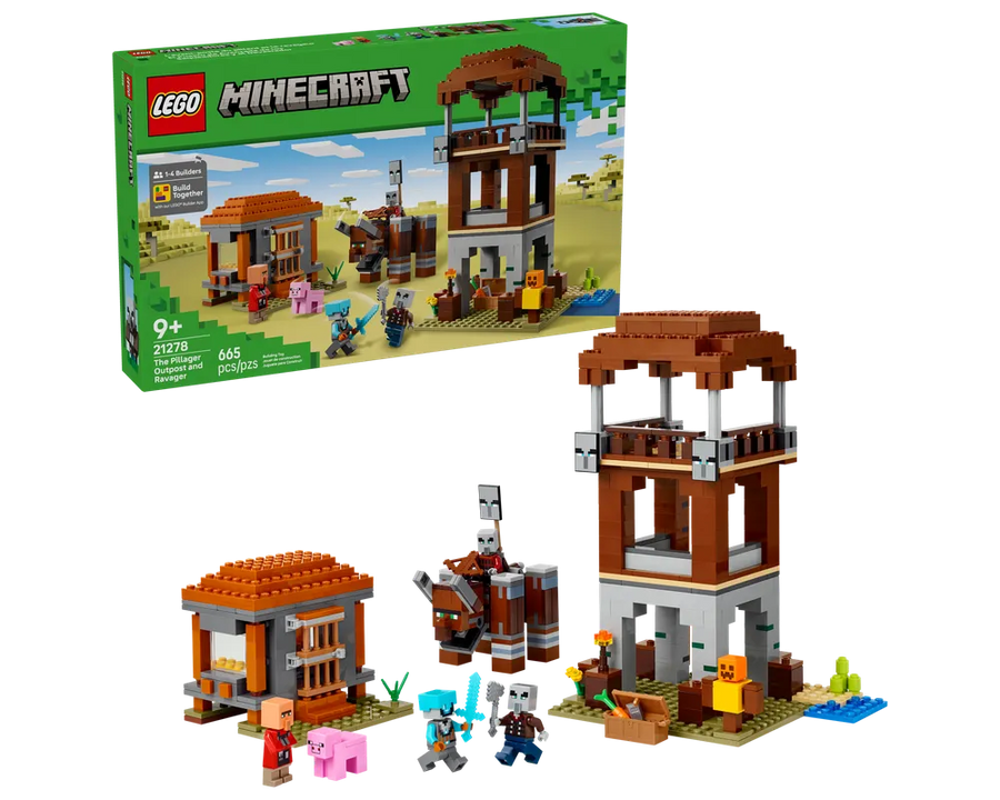 LEGO Minecraft 21278 - The Pillager Outpost and Ravager