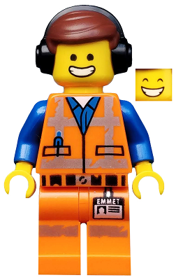 LEGO Collectible Minifigures coltlm2-1 Awesome Remix Emmet, minifigure front view