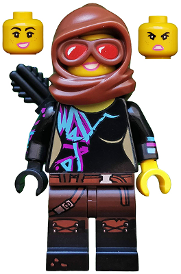 LEGO Collectible Minifigures coltlm2-2 Battle-Ready Lucy, minifigure front view