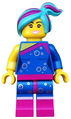 LEGO Collectible Minifigures coltlm2-9 Flashback Lucy, minifigure front view