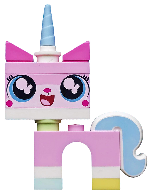 LEGO Collectible Minifigures coltlm2-20 Unikitty, brick-built figure front view