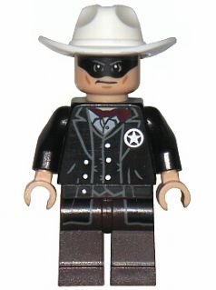 LEGO Minifigure tlr001 - Lone Ranger - Clean Outfit - Authentic LEGO Minifigure Main Image