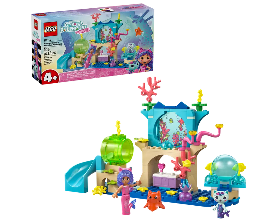 LEGO Gabby's Dollhouse 11204 - Mermaid Gabby's Aquarium Adventure - Authentic LEGO Set Main Image