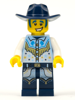 LEGO Minifigure vid012 - Discowboy, Vidiyo Bandmates, Series 1 - Authentic LEGO Minifigure Main Image