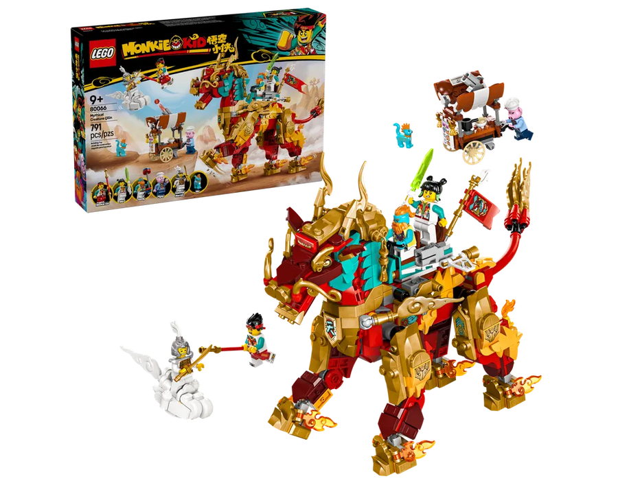 LEGO Monkie Kid 80066 - Mythical Creature Qilin - Authentic LEGO Set Main Image