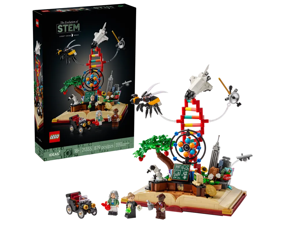 LEGO LEGO Ideas (CUUSOO) 21355 - The Evolution of STEM - Authentic LEGO Set Main Image